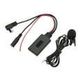 thumbnail image 1 of Adaptador de coche Cable de audio auxiliar Adaptador de cable de audio Reemplazo de utilidad Automóvil Con micro, 1 of 9