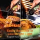 thumbnail image 3 of Termómetro para carne Termómetros digitales para carne de lectura instantánea a prueba de agua para asar y cocinar. Termómetro para alimentos, accesorios con abridor de tapas de botellas par, 3 of 5