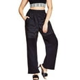 thumbnail image 3 of Royalty By Maluma Women's Mixed Media Sweatpants Black Size XXX-Large, 3 of 3