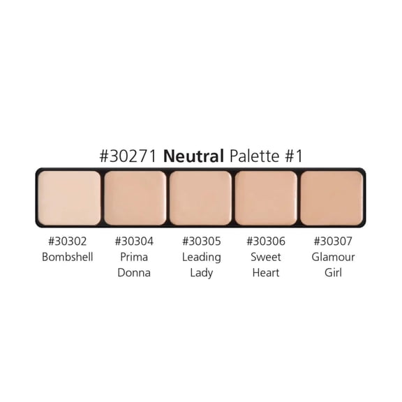 Graftobian HD Glamour Creme Palette - Neutral Palette #1
