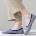 thumbnail image 3 of Mens No Show Socks with Non Slip Grips Low Cut Ankle Socks Mens Short Casual Cotton Socks 6 Pairs, 3 of 5