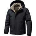 thumbnail image 4 of Men's Autumn And Winter Thickened Outdoor Casual Style Loose Fit Hooded Jacket Coat, 4 of 8