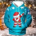 thumbnail image 2 of Nueva Navidad con capucha para hombres 3d estampado de Papá Noel sudaderas con capucha Otoño Invierno sudadera de manga larga Casual Top ropa de gran tamaño para hombres, 2 of 4