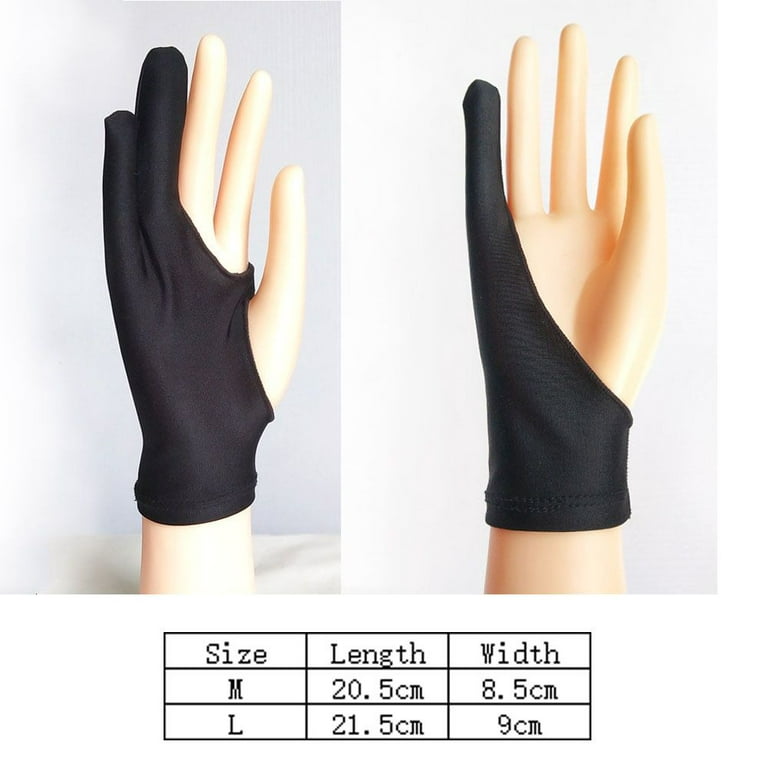 Two-Finger Painting Gloves Drawing Gloves Tablet Touch Artist