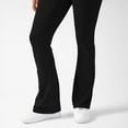 thumbnail image 2 of YITTY Active Women's Ultraluxe Kick Flare High Waist Legging, Athleisure, 4-Way-Stretch, Iconic Black, M, Petite | 28" Inseam, 2 of 7