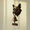 thumbnail image 2 of Naiovety Timbre de bienvenida retro divertido con diseño de bulldog para pared, para perro, decoración encantadora para la entrada, Decoración perro de afloramiento, 2 of 6