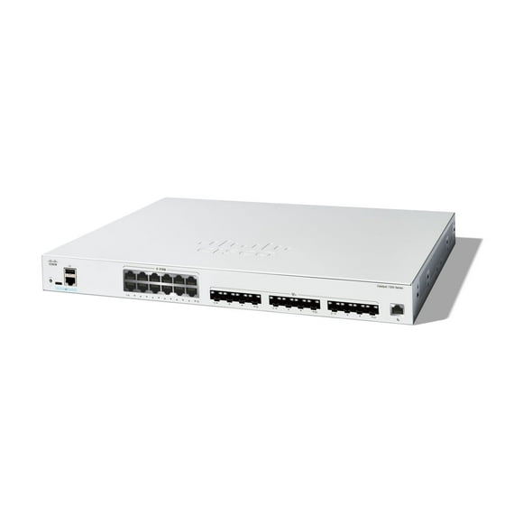 Cisco Catalyst 1300-24XTS - Switch - L3 - smart - 12 x 10 Gigabit Ethernet + 12 x 10 Gigabit SFP+ - rack-mountable
