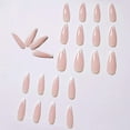 thumbnail image 2 of 24 piezas de uñas ataúd para mujeres, uñas postizas extra largas, pegamento en las uñas, uñas postizas con pegamento, 2 of 4