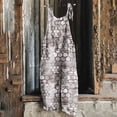 thumbnail image 1 of Mefallenssiah Women Printed Summer Sleeveless Pockets Backless Loose Long Playsuits Rompers Jumpsuit, 1 of 5