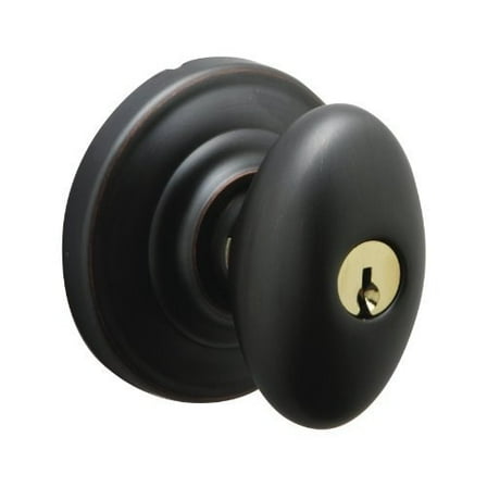 SCHLAGE F51A Siena with Andover Rose Keyed Entry Lock C Keyway with 16211 Latch 10063 Strike Aged Bronze Finish