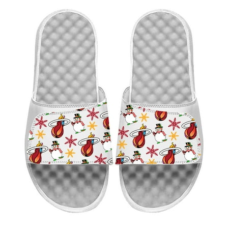 

Men s ISlide White Miami Heat Holiday Pattern Slide Sandals