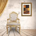 thumbnail image 3 of Palmer, Michael 13x18 Gold Ornate Wood Framed with Double Matting Museum Art Print Titled - Continental Drift IV, 3 of 4
