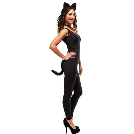 Morris Costumes Womens Plastic Sting Invisible Cat Kit Black One Size, Style MR158048