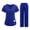 Yellow, variant on Scrubs for Women Set – 4-Way Stretch Contrast V-Neck Top and Pants Sets for Women – 5 Pockets