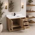 thumbnail image 2 of Venice 42" Bathroom Vanity Oak Gray Finish, 2 of 10