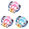 thumbnail image 1 of YWIYIUD 3PCS 22.4x20.9inch Portable Inflatable SwimmingRing with Steering Wheel Suitable for Above 1 Olds Novelty Swimming Pool Floats Tool for Garden Summer Beach Shower Bathroom, 1 of 7