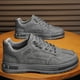 thumbnail image 4 of Zapatos de Tabla Hombre Cuero PU Transpirable para Caminar Correr Senderismo (39) Gris Ndcxsfigh Tenis De Mujer Tenis De Hombre, 4 of 9