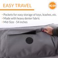 thumbnail image 6 of K&H Pet Products Quilted Pet Cargo Cover, Gray, 6 of 9