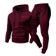 thumbnail image 5 of Ceisia Men's Loose Fit Heart & Love Print Hooded Sweatshirt & Jogger Set - Warm Stretch Casual Two-Piece Tracksuit Gifts, 5 of 5