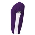 thumbnail image 3 of A4 Titan 4-Way Stretch Football Jersey For Youth Male in Purple/White | NB4205, 3 of 3