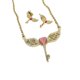 thumbnail image 5 of Crystal Jewelry Rhinestone Colgante Collar Pendiente Collar Joyas De Mujer Yuyangstore Pendientes de collar de oro, 5 of 7