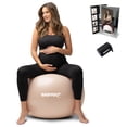 thumbnail image 1 of Pelota de parto BABYGO 65 cm, set de ejercicios de yoga para embarazo, 1 of 9