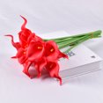 thumbnail image 2 of Artificial Calla Lily Flowers 20Pcs for Wedding Bouquet Home Decoration Faux Calla Lilies Flower, 2 of 6