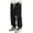 Black, variant on Men's Corduroy Joggers with Elastic Waist & Drawstring - Tapered Casual Pants Comfort Fit​
