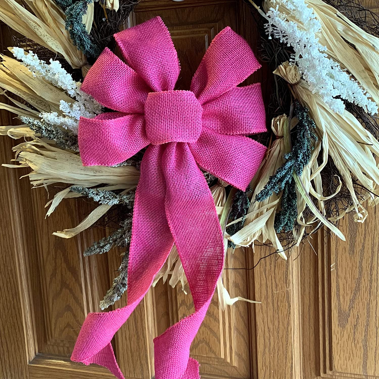 2.5 x 50 yd Pink Value Faux Burlap Ribbon (RC500122) – The Wreath Shop