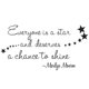 thumbnail image 1 of Todo el mundo es una pegatina de estrella para sala de estar, dormitorio, telón de fondo, calcomanía decorativa para pared, 1 of 1