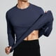 thumbnail image 5 of pstuiky camisa de manga larga para hombre, Camiseta de manga larga con cuello redondo y protección solar para entrenamiento físico, elástica, para exteriores, para hombre xxl, 5 of 7