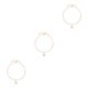thumbnail image 5 of Sonducket Tobillera para niña Estilo creativo simple Estrella de mar en forma Elegante Joyería para niñas jóvenes Tobilleras de aleación Type1 NO1, 5 of 6