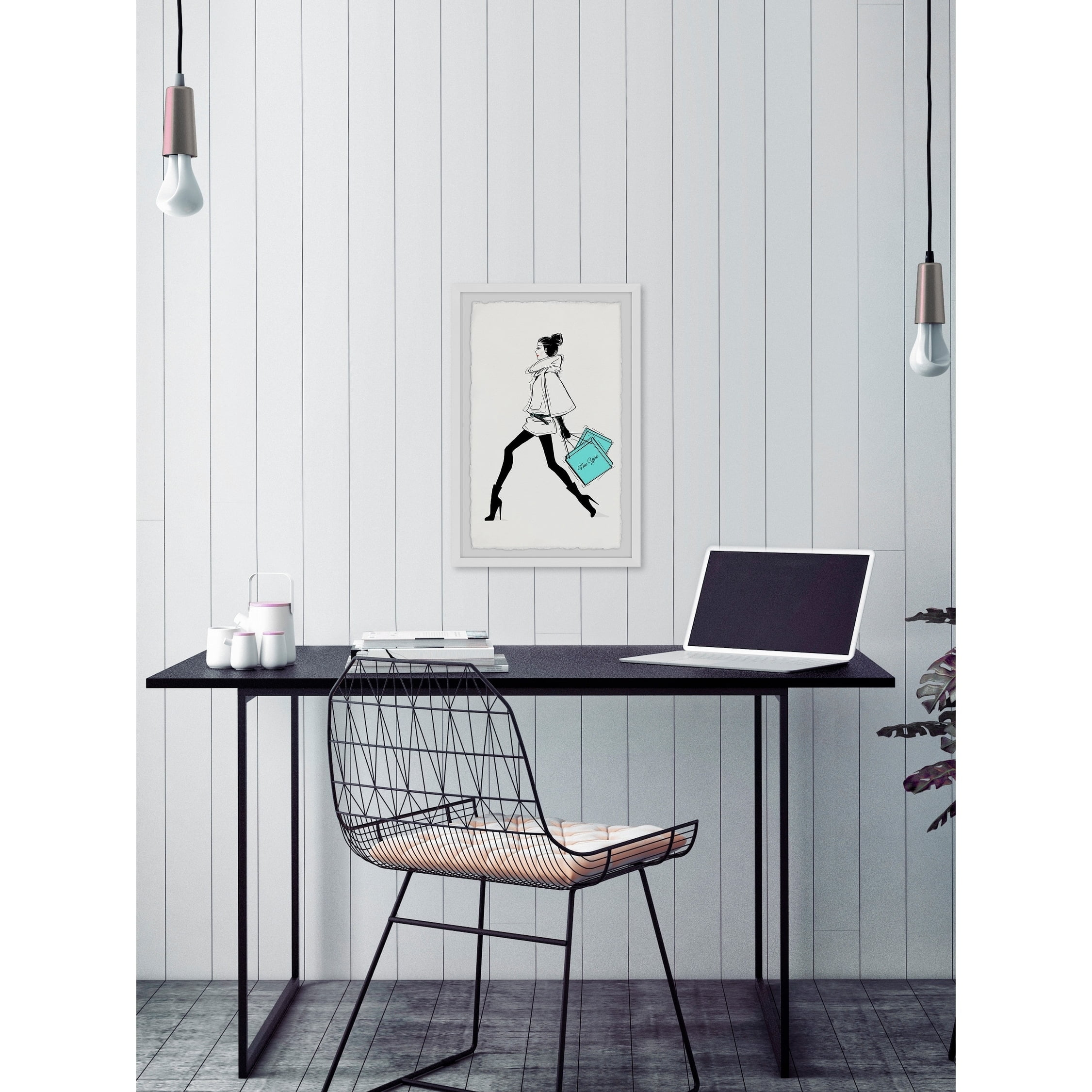 Always On The Go Ii Framed Painting Art Print, 12.00" x 1.50"