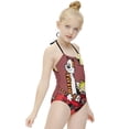 thumbnail image 5 of Calvin And Hobbes Girl's One-Piece Swimsuit Bathing Suit Soft Stretchy Children's Swimwear Swim Attire for Vacation 9-11Y(140cm), 5 of 8