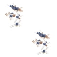 thumbnail image 1 of Sonducket 4 piezas de peinetas de flores para boda, conjunto de tocados de decoración, tocado elegante elegante para niñas, hermoso tocado de Type5 NO5, 1 of 6