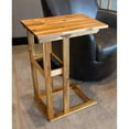 thumbnail image 4 of Casual Contemporary Living Solid Acacia C Table with Storage Tray- Natural, 4 of 6