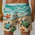 thumbnail image 5 of Hicidod Mens Swimming Trunks Quick Dry Swim Shorts with Mesh Lining Funny Print Casual Swimwear Bathing Suits Beach Short, 5 of 6