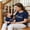 Royal Blue Mom, variant on Mommy and Me Matching Shirts Fashionable Letters Printed Short Sleeve Crew Neck Tops