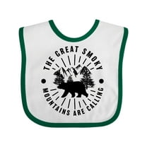 Inktastic The Great Smoky Mountains Are Calling Boys or Girls Baby Bib