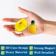 thumbnail image 3 of Un conjunto de pegatinas de simulación de frutas para refrigerador, pegatinas con mensajes, pegatinas tridimensionales 3D para refrigerador de frutas, 3 of 5