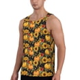 thumbnail image 2 of KLL Pumpkins And Sunflowers3 Print Men's Muscle Gym Workout Stringer Tank Tops Bodybuilding Fitness T-Shirts Tank Tops Men-X-Large, 2 of 7
