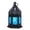 Blue, variant on HAHUT Vintage Moroccan Candle Lantern Decor, Hollowed-Out Iron Hanging Candle Holder, Small Decorative Lamp for Christmas Halloween Home Bar Wedding Decoration (Red)