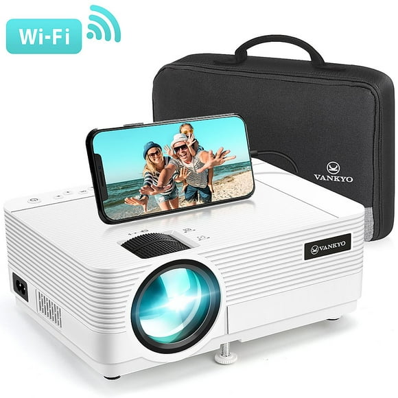 VANKYO Leisure 470 Mini Wifi Projector, 250'' Large Screen and 1080P Supported LCD Home Theater Projector