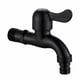 thumbnail image 1 of Grifo negro silencioso de acero inoxidable, grifo para lavadora, baño, balcón, fregadero, grifo negro Rojo Verde, 1 of 5