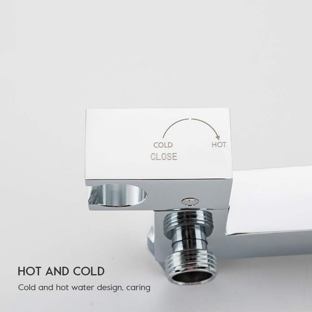 Handheld Bidet Sprayer for Toilet, Chrome Baby Cloth Diaper Washer Set Brass Bathroom Sprayer Kit Wall Mounted Bathroom Bidet Faucet with Anti Leaking Hose, Hot and Cold Water