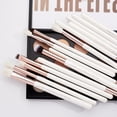 thumbnail image 2 of Jessup 15Pcs Eyeshadow Brush Kit Professional White Eye Makeup Brushes T217, 2 of 9