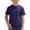Blue, variant on Boys Short Sleeve T-Shirt - Kids Waffle Crewneck Tee Solid Color Basic Tops for Toddler Youth Ages 3-13 Summer Casual Wear(Beige/110)
