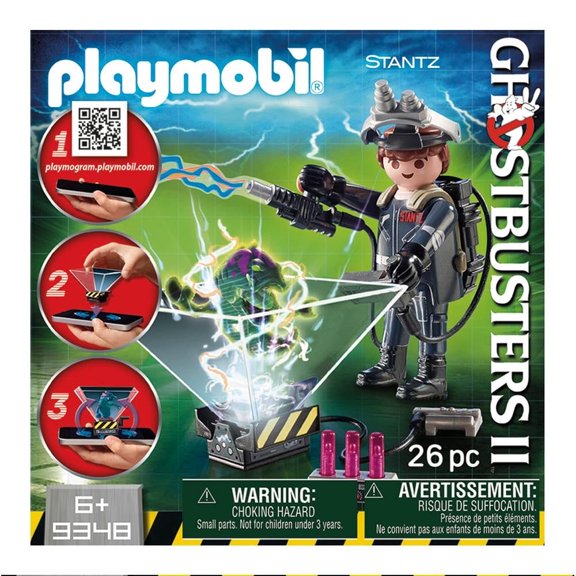 Raymond Stantz con Fantasma Playmobil Ghostbusters 26 Piezas