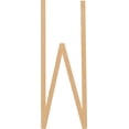thumbnail image 1 of Wood MDF Letter W, Craft Alphabet 8'' Small Home Décor, Motherburger Font, 1 of 3