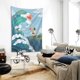 thumbnail image 2 of Tapiz Ponyo para dormitorio, estampado artístico para colgar en la pared, pósteres estéticos, tapices de fondo para sala de estar, dormitorio, regalo para fanáticos, 60 x 40 pulgadas, 2 of 8